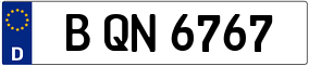 Truck License Plate